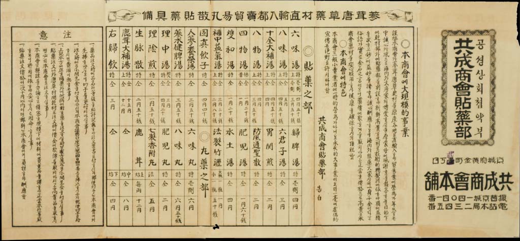 공성상회첩약부